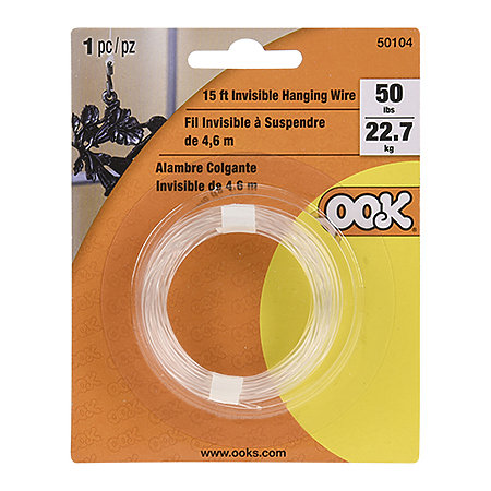 OOk Invisible Hanging Wire 50lb :: Art Stop