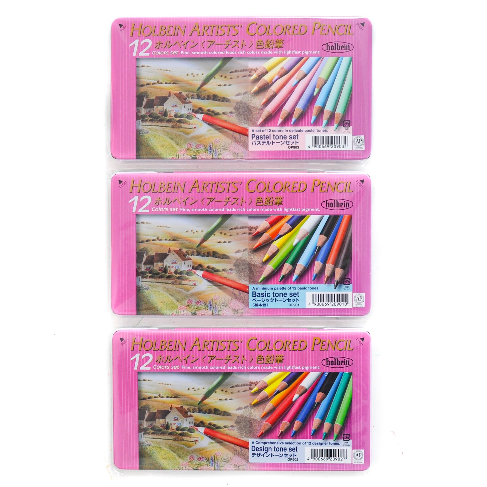 Holbein Artists Colored Pencil Basic Tone 12 Set