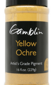 Gamblin Dry Pigment Yellow Ochre 16 fl oz