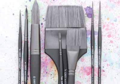 Grey Matters Syn Pocket Brush for WC Round #12