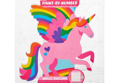 Ooly Paint by Number Unicorn Canvas Kit