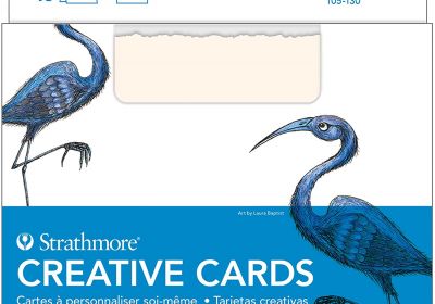 Creative Cards & Envelopes Ivory w/Deckle 5