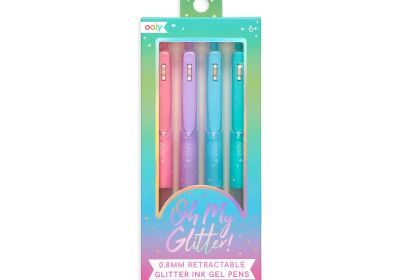 Oh My Glitter Retractable Gel Pens 4 ct