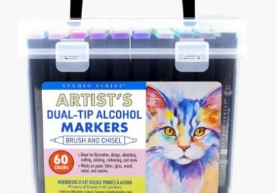 Studio Series Artist's Dual-Tip Alcohol Markers (Set of 60 colors)