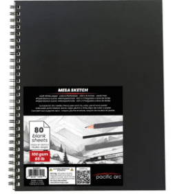 Pacific Arc Mesa Sketch 8.5x11 65lb. 80 blank sheets