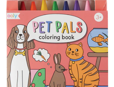 Carry-Along Pet Pals Coloring Book Set