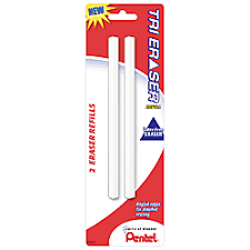 Pentel Tri retractable eraser pen refill