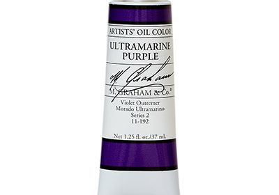 M. Graham oil ultramarine purplr