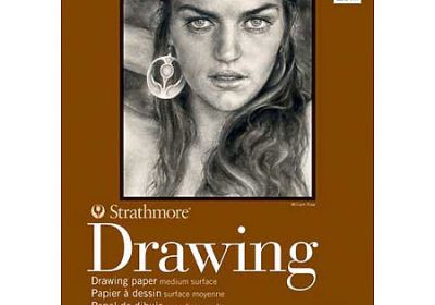 Strathmore Drawing paper top spiral 14x17 Med Surface