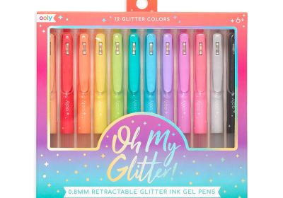 Oh My Glitter Retractable Gel Pens 12 ct