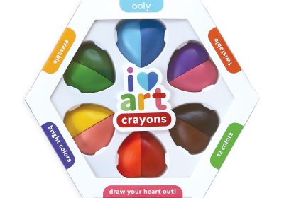 Ooly I Heart Art Twistable Erasable Crayon 12 Colors
