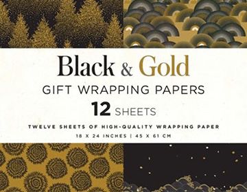 Black & Gold Wrapping Paper