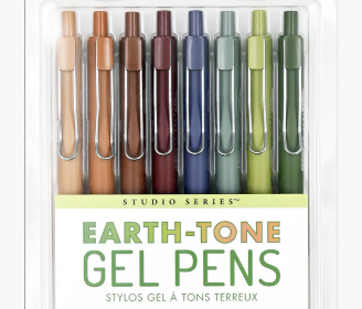 Studio Series Earth-Tone Gel Pen Set 8