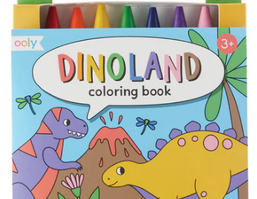 Carry-Along Dinoland Coloring Book Set