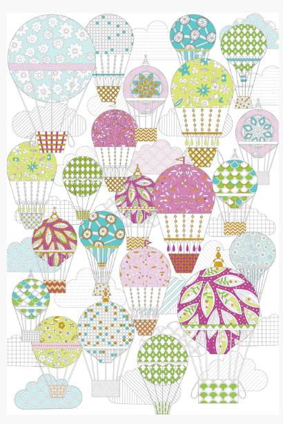 Gold Foil Coloring Poster_Hot_Air_Balloon_1.PNG
