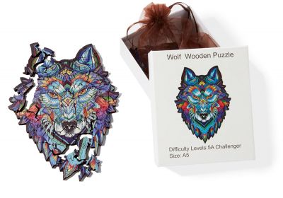 Wolf Wooden Puzzle