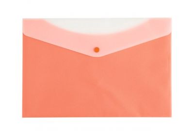 Filexec 2-Tone 2-Pocket Poly Envelopes, Tangerine