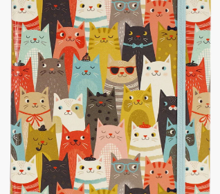 Cats Lined Journal 