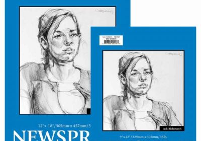 JR 9 x 12 Rough Newsprint Pad 50 Shts