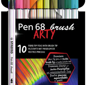 Stabilo Pen 68 Arty Brush Set 10