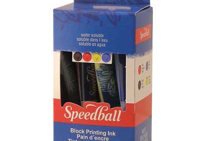 Speedball 4 Set Block Printing Ink Basic