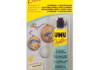 Uhu craft glue for Styrofoam, Film & Foils