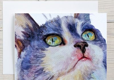Yui Kinney Art-Cat Portrait