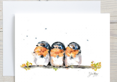 Yui Kinney Art-Baby Birds