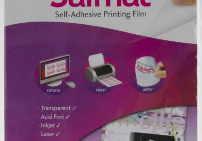 Safmat Transparent Self Adhesive matt printing film A4 Sheet