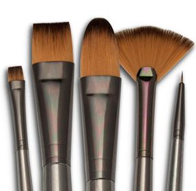Royal & Langnickel Artists Zen Paint Brushes Pack 5 All Media Watercolor Brush