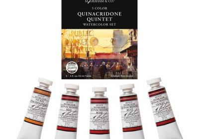 M. Graham Quinacridone Quintet Watercolor Set