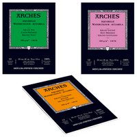 Arches Rough Press140lb 9 x 12 WC Pad