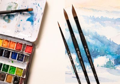 Raphael Stradivarius Mop Imitation Kolinsky Brush 6