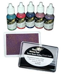 Pearlex Stamp Pad Refill ink Interference Blue