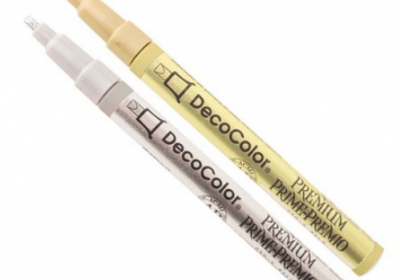DecoColor Premium Chisel Tip Silver Paint Marker