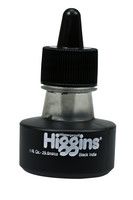 Higgins Waterproof/Fadeproof Pigmented Drawing Black Magic 1FL. OZ.