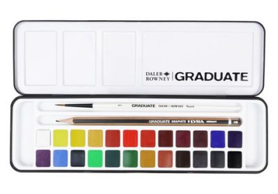 Daler Rowney Graduate Watercolor Pan Set 24