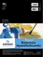 Canson Montval Watercolor 9x12 140lb. Pad