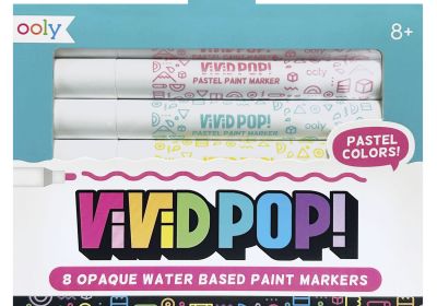 Ooly Vivid Pop Pastel Paint Marker Set 8