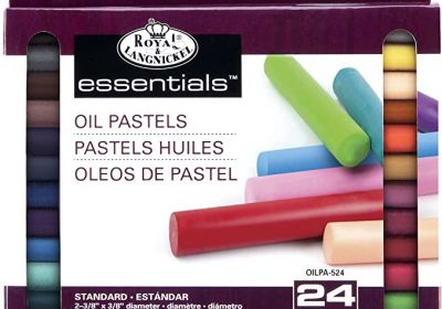Royal & Langnickel Essentials Oil Pastels, Large, 24 Color Set