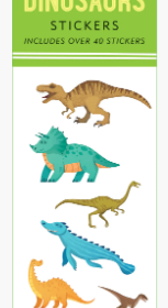 Stickers-Dinosaurs includes 65 Stickers