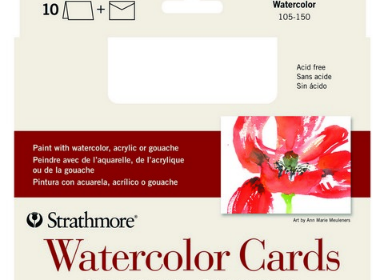 Strathmore Full Size Watercolor Cards & Envelopes 10