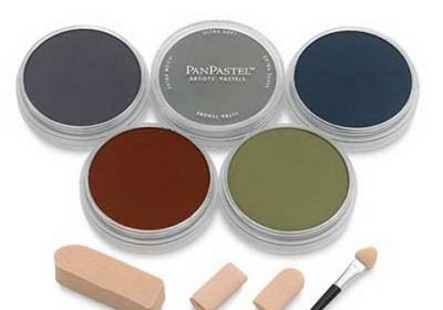 PanPastels Set, 5-Color Sets, Extra Dark Shades Starter Set