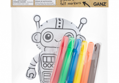 7 Piece Coloring Kit-Robot