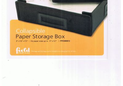 Robert Ware Designs-Field Portage-Collapsible Paper Storage Box 3