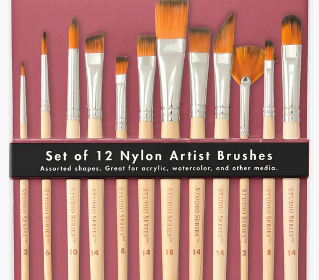 Studio Series Artist's Nylon Brush Set 12