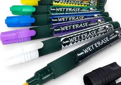 Pentel Wet Erase Chalk Marker Chisel Tip Violet
