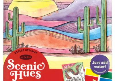 Ooly Scenic Hues DIY Watercolor Art Kit-Desert Getaway
