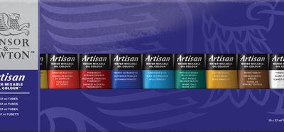 Winsor & Newton 37ml Artisan Water Mixable Oil Color 10 Color Set