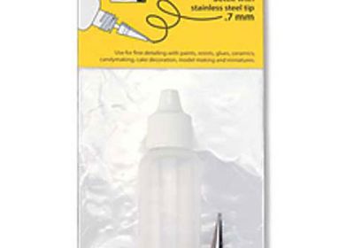 Jacquard plastic squeeze bottle w/metal tip 0.9 mm